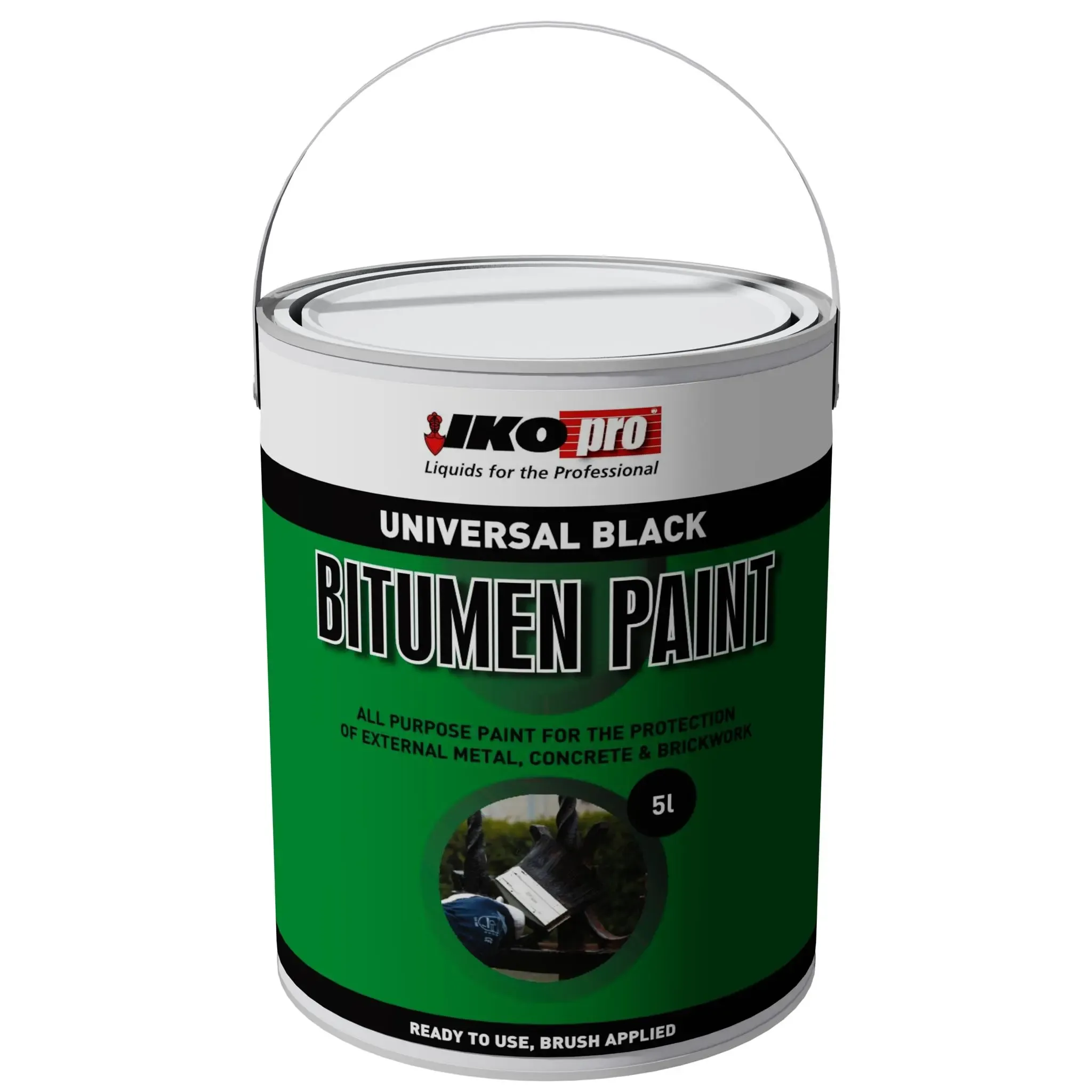 Black Bitumen Paint, 2.5L