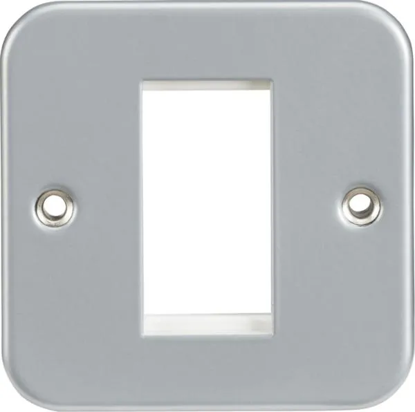 Metal Clad 1G Modular Faceplate