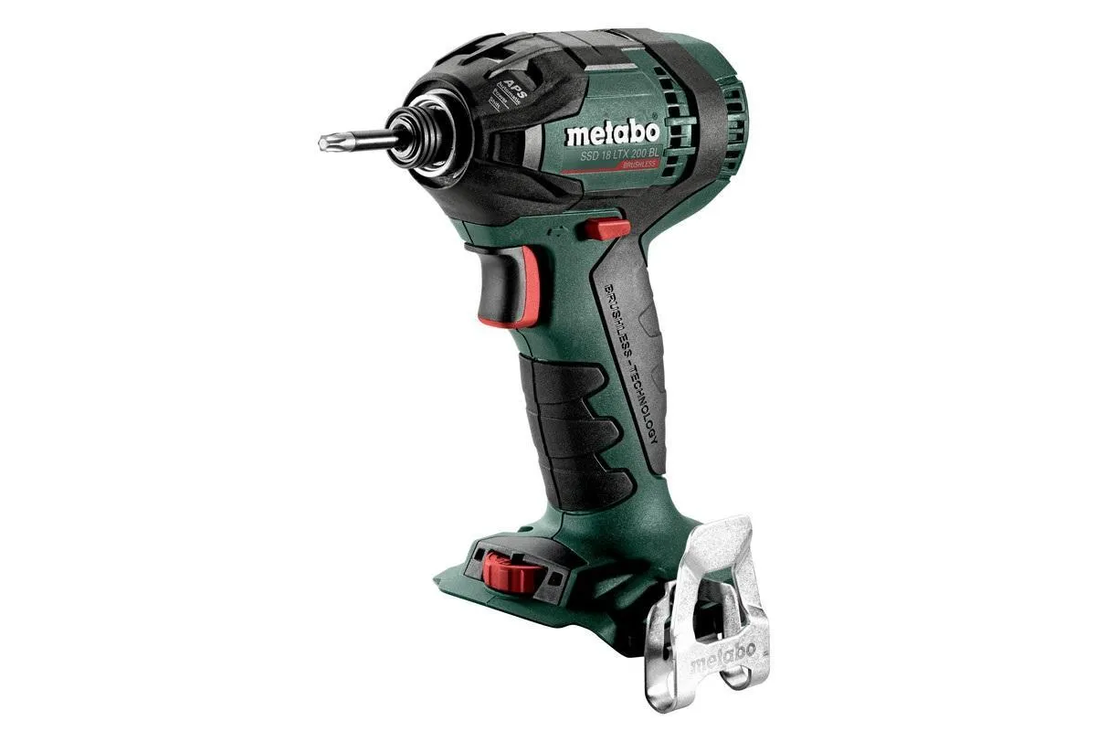 Metabo SSD 18 LTX 200 BL 1/4" Impact Driver Body Only With MetaBOX