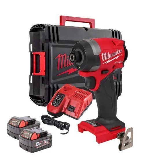Milwaukee M18FID3-502X M18 Fuel Impact Driver With 2x 5Ah Batteries