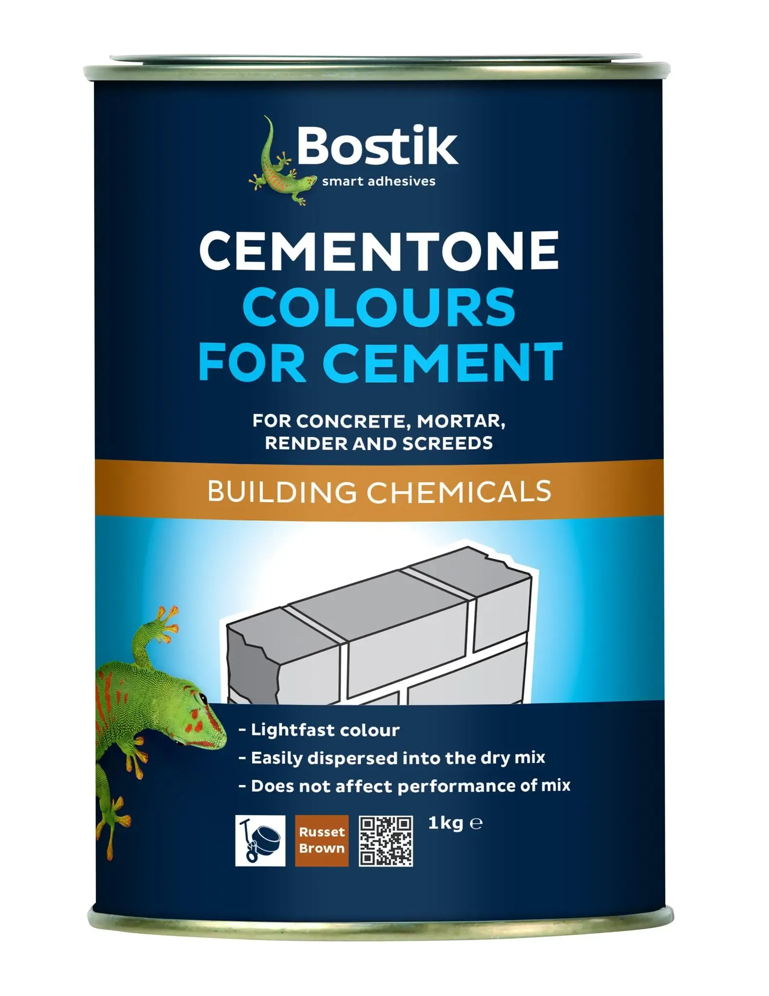 Cementone NO1 Colour for Cement Russet Brown 1kg