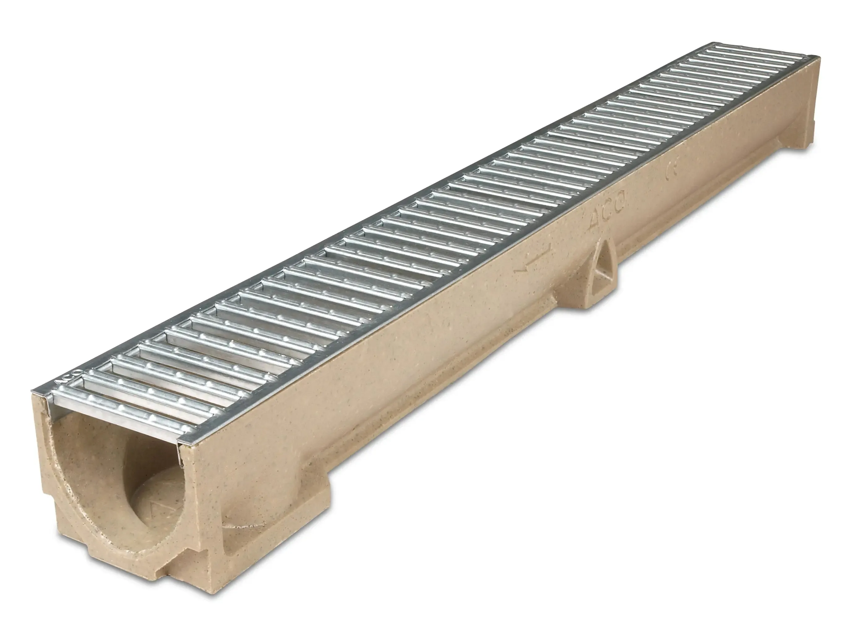 Drainage Channel & Galvanised Grating (A15) 118 x 97 x 1000mm