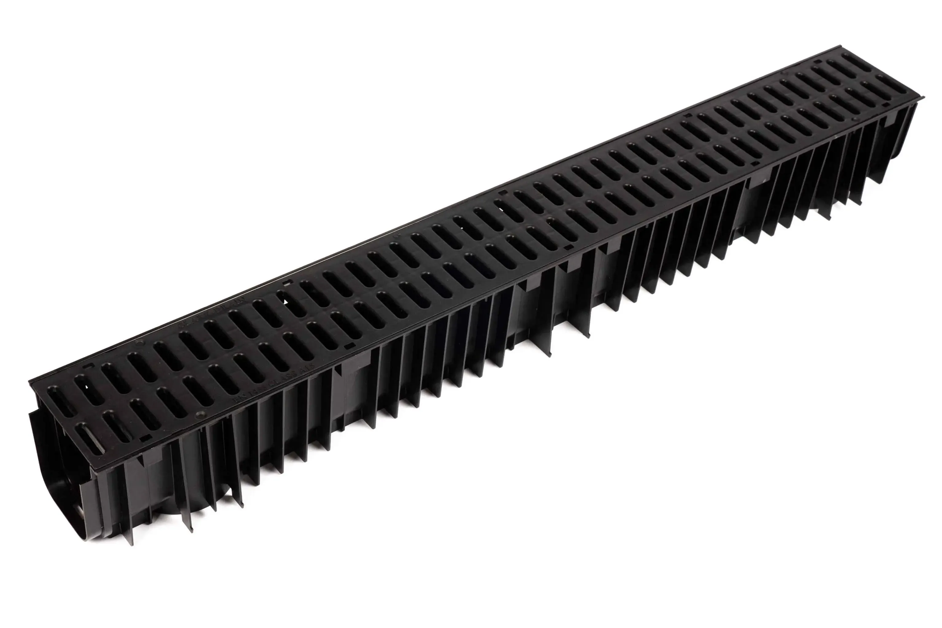 Plastic Channel with Slotted Grate 1m