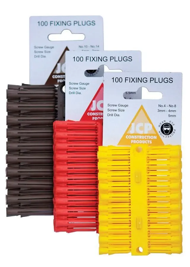 Fixing Plugs - Brown (Qty.100)