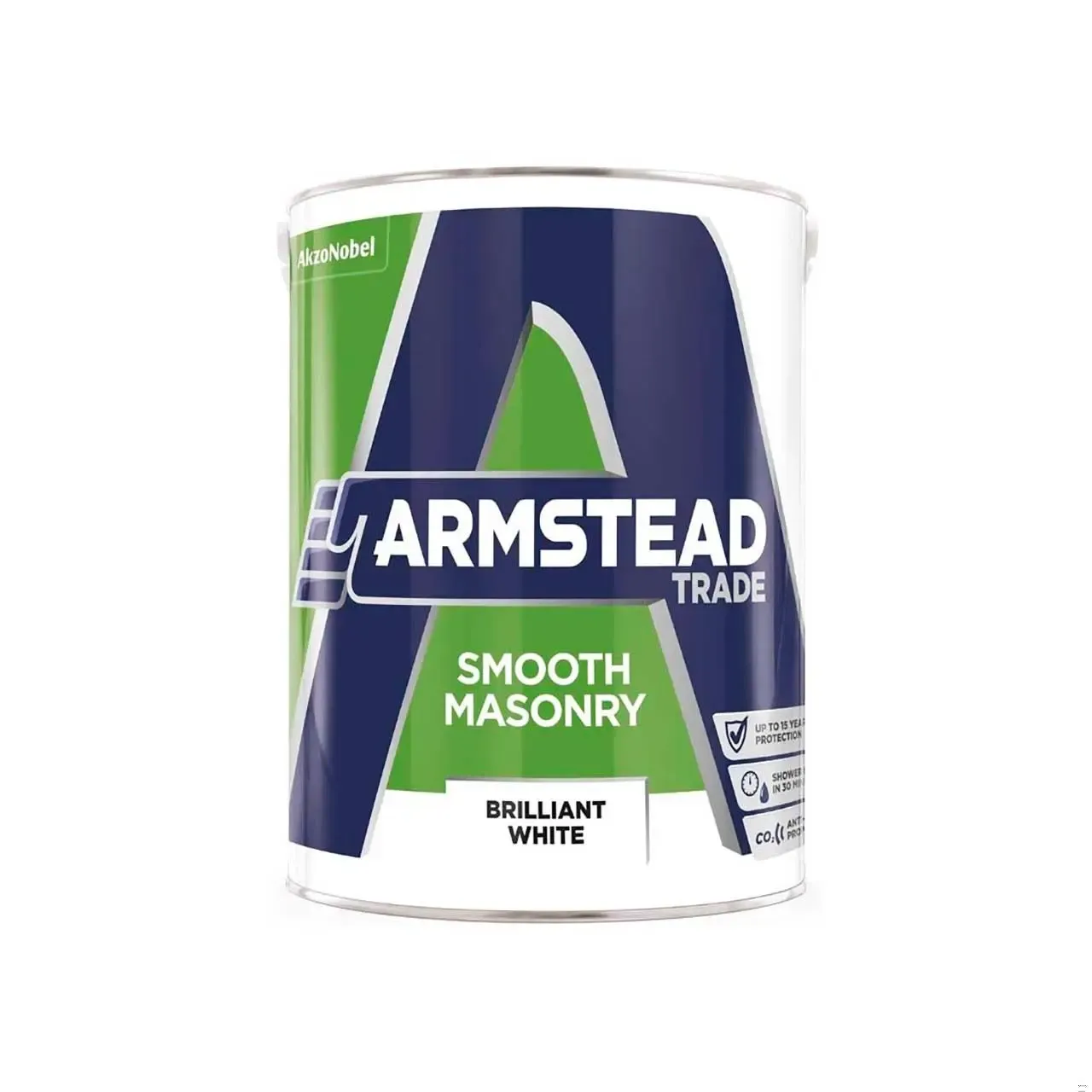 Trade Masonry Paint Smooth Brilliant White 5L