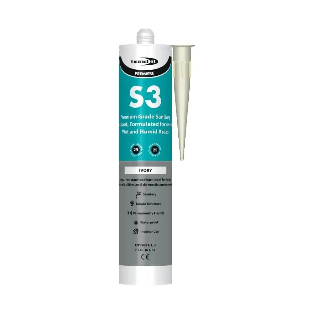 S3 Sanitary Sealant - Ivory (Qty.25)