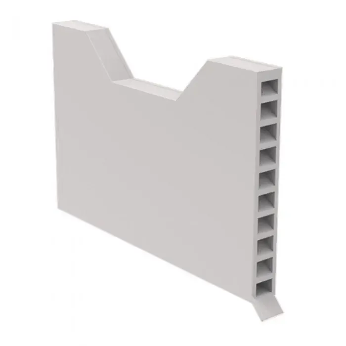 White Weep Vent 9 x 65mm