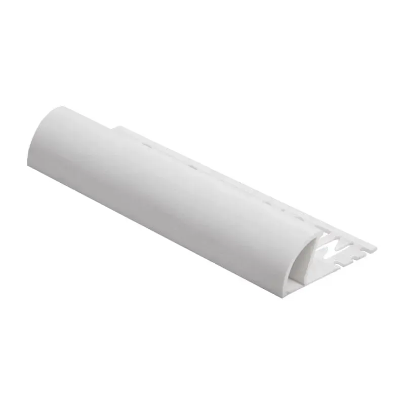 10mm White Round Edge Tile Trim