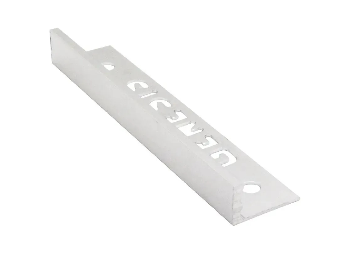 12mm Polished Chrome Straight Edge Tile Trim