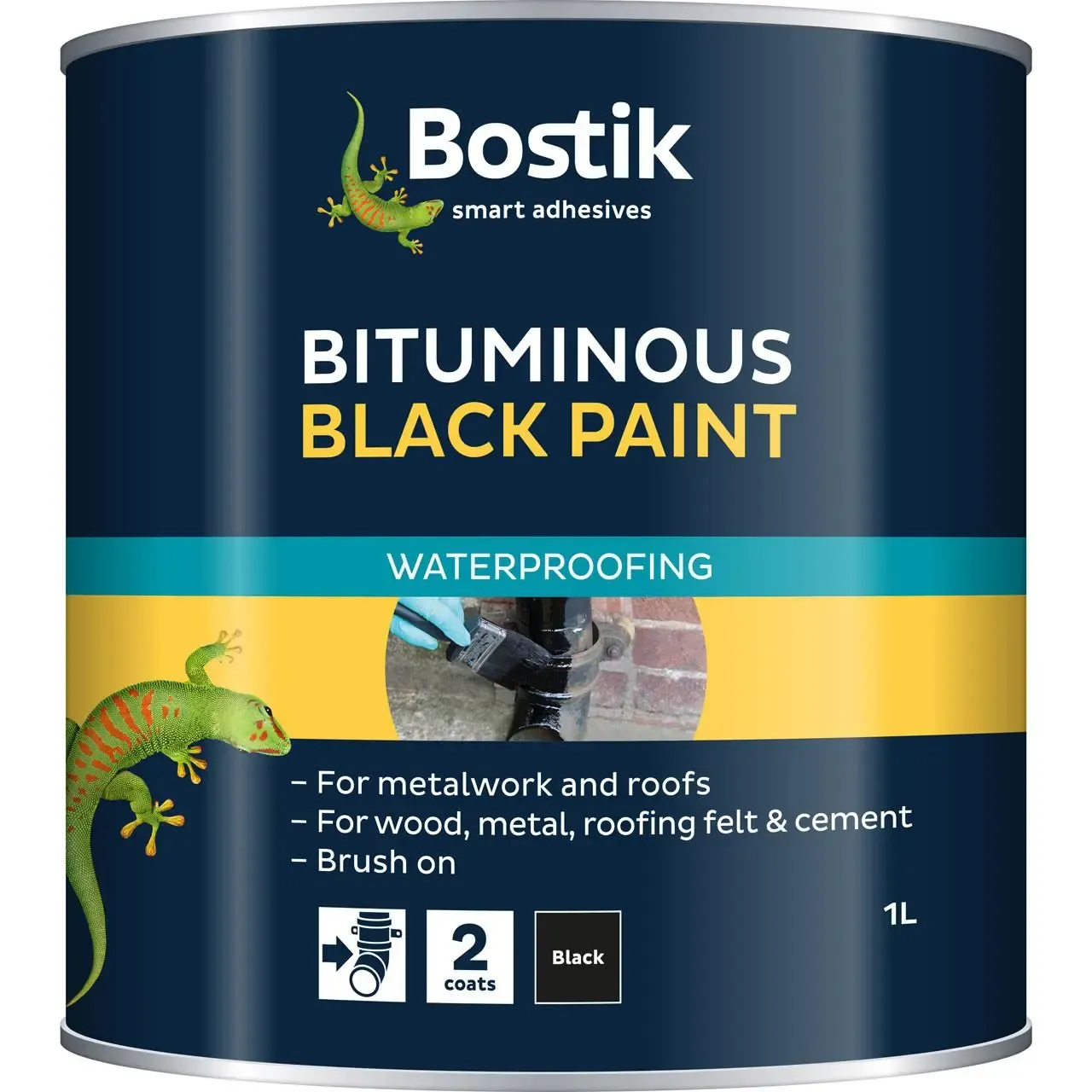 Bituminous Black Paint 1L - Black