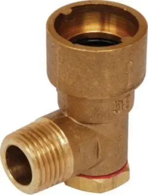 Angled Bayonet Socket for Gas Cooker - 1/2in