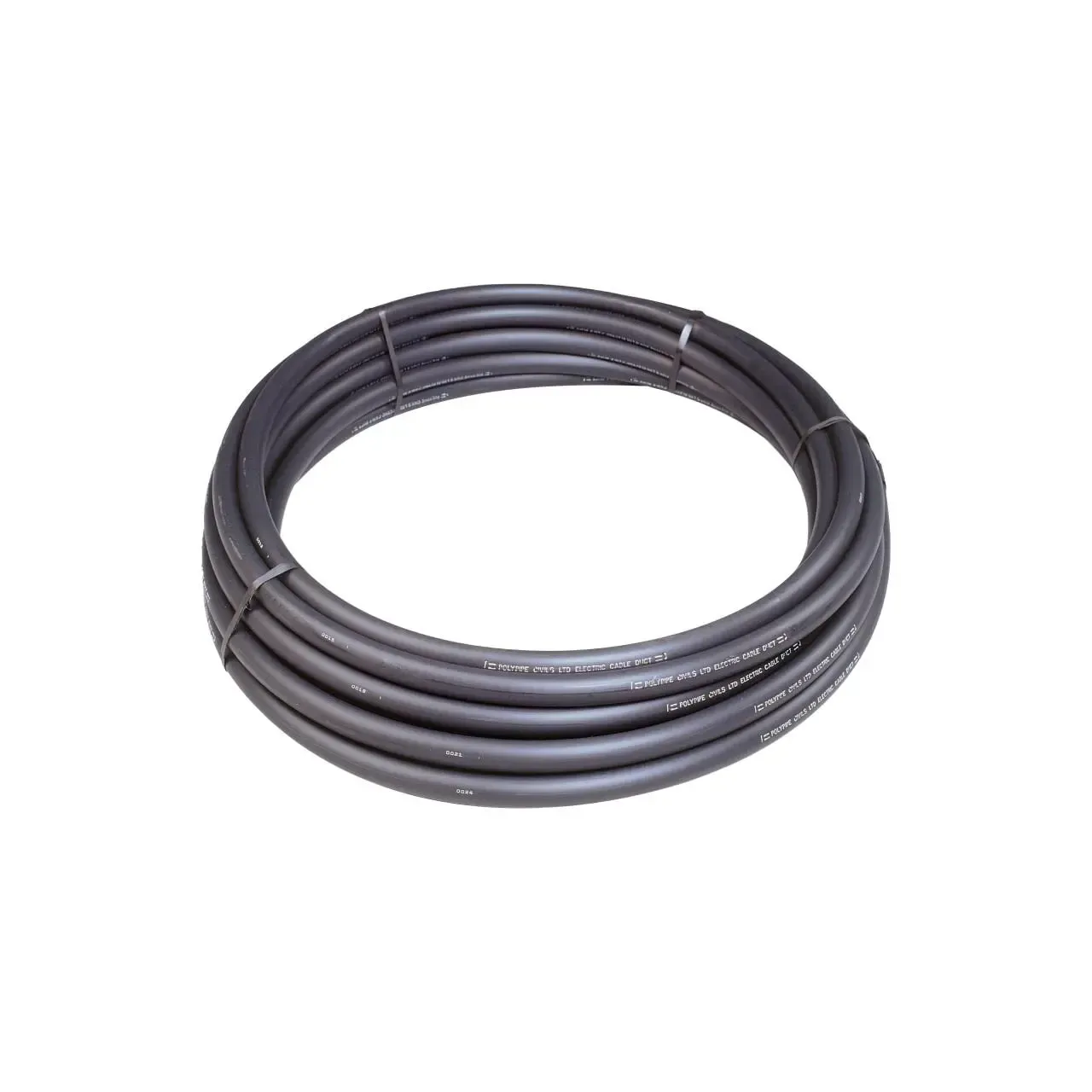 Duct Coil, Black Printed Electric, 38mm x 100m