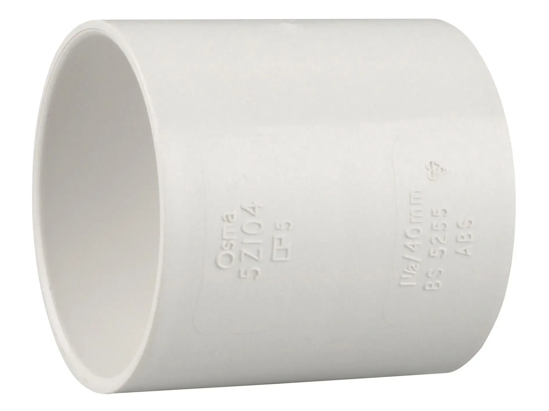 Double Socket 40mm White