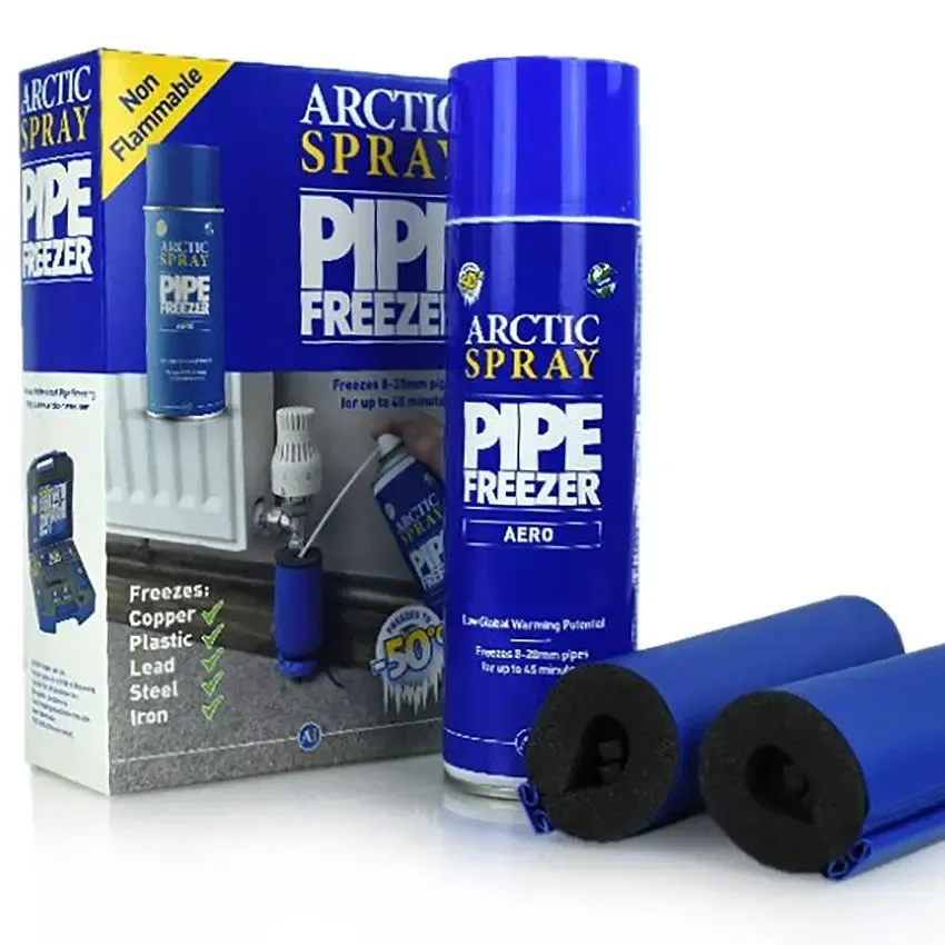 Pipe Freezing Kit Large 8-28mm Spray Aero