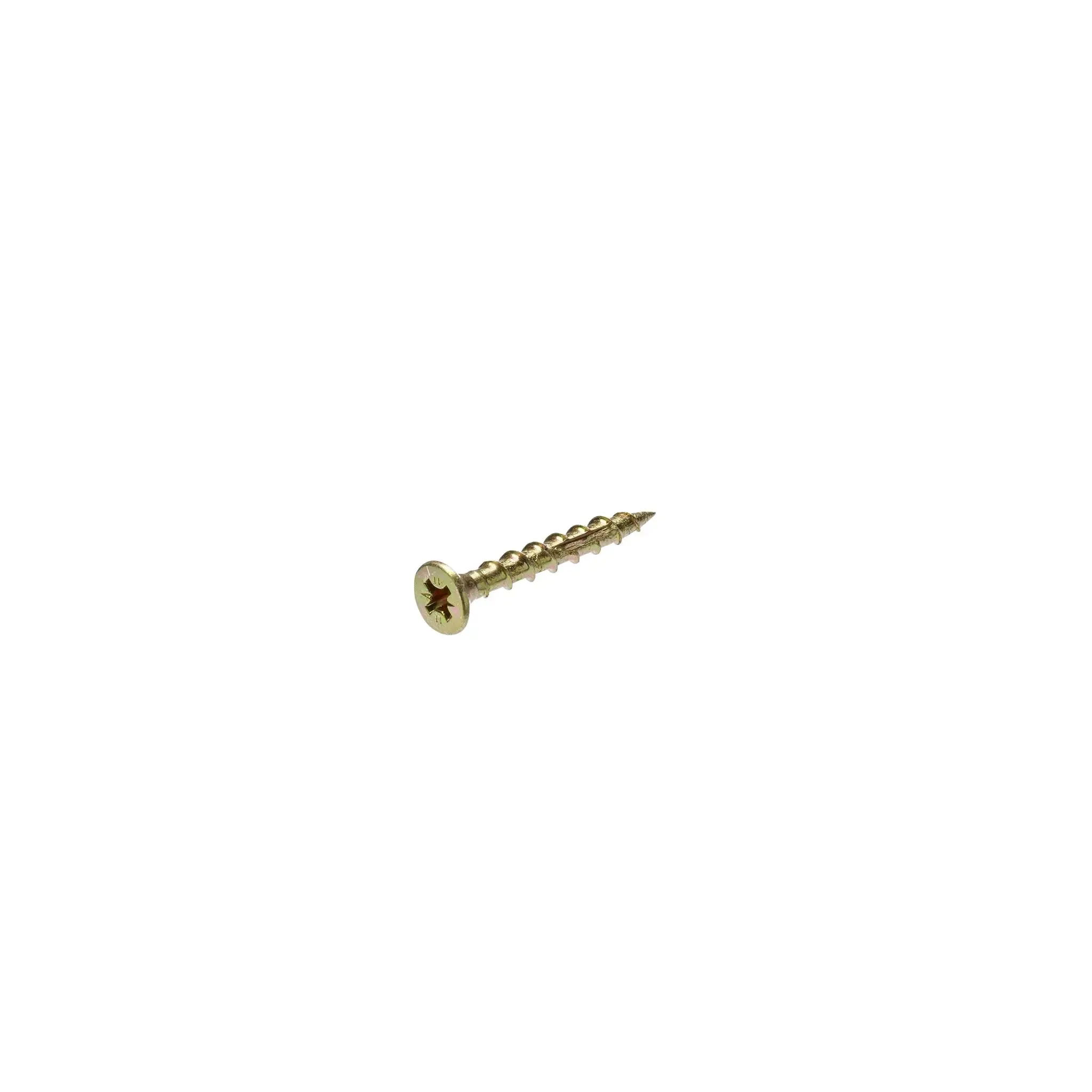 5.0 x 40mm Wood Screw, Gold (Qty.200)