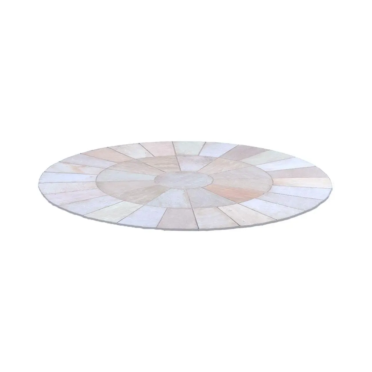 Paving Circle Kit 2.44mØ - Grey Multi