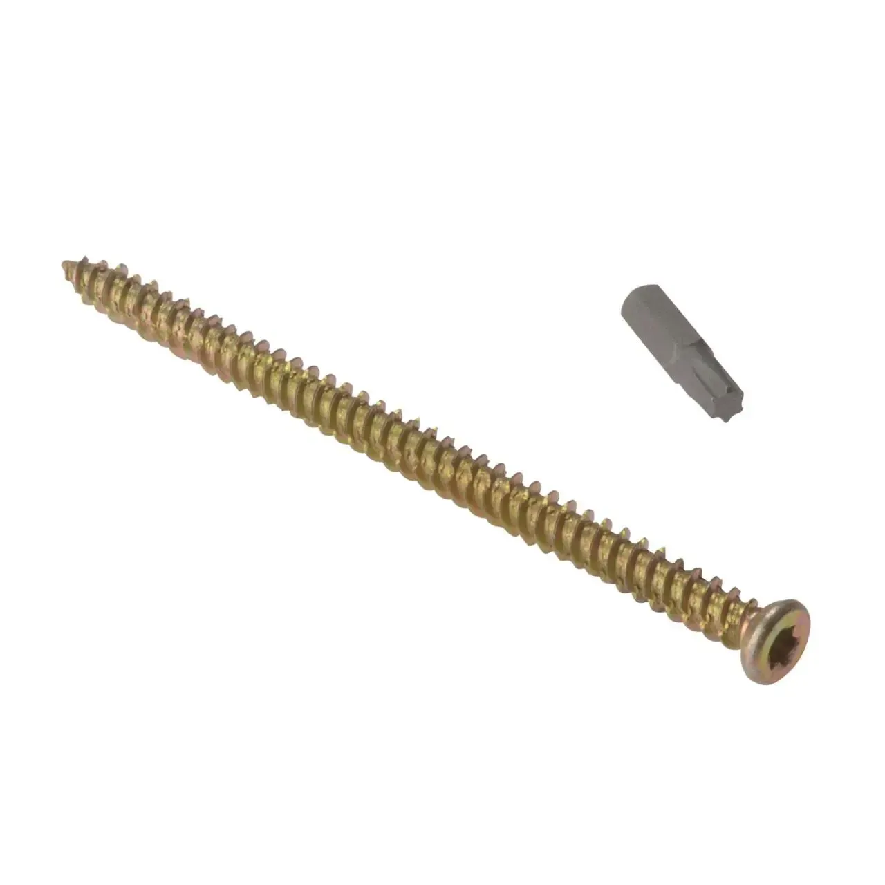 7.5 x 122mm Concrete Frame Screws - TORX Compatible High-Low Thread ZYP (Qty.100)