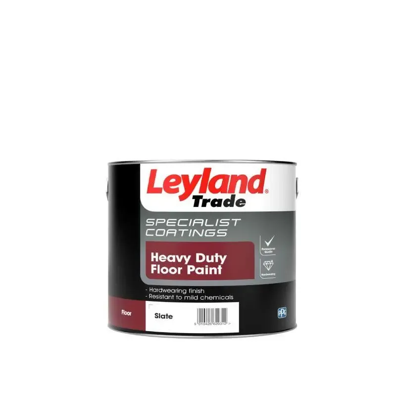 Leyland Trade Heavy Duty Floor Paint Slate 2.5L