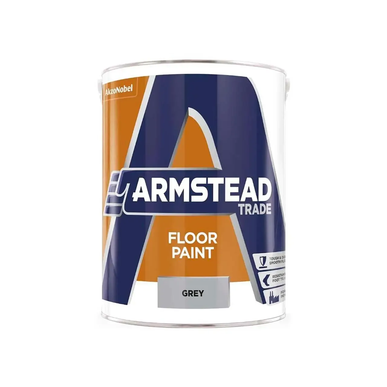 Armstead Trade Floor Paint Grey 5L