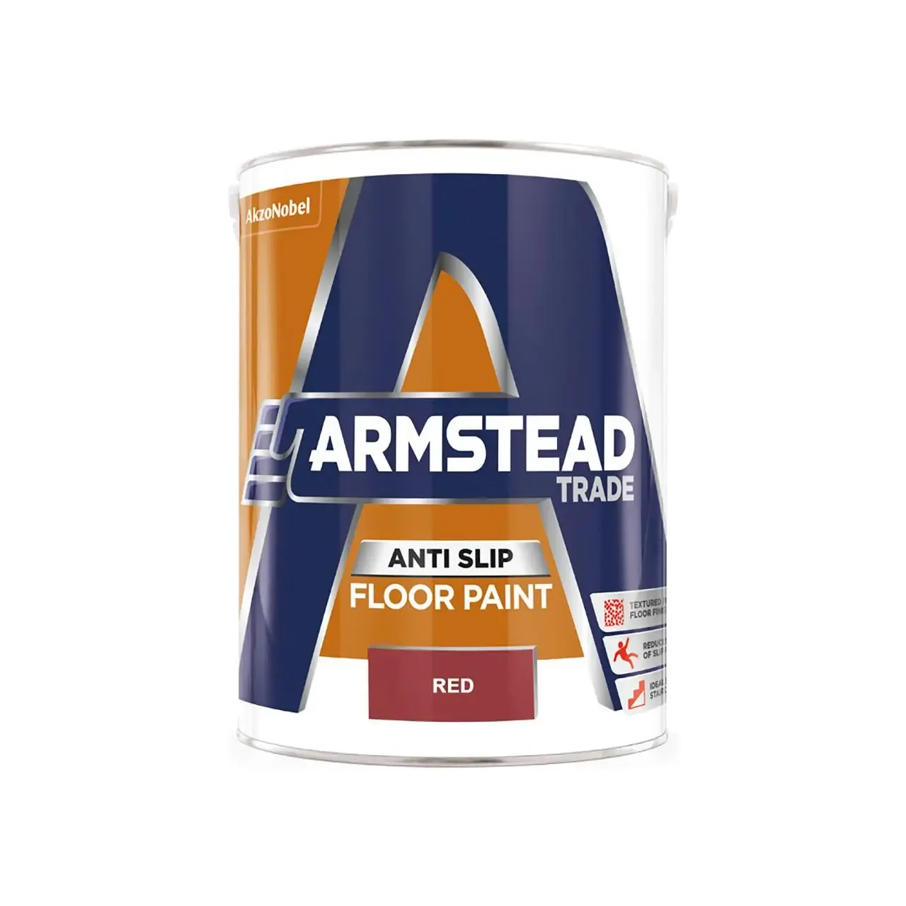 Armstead Trade Anti-Slip Floor Paint Red 5L