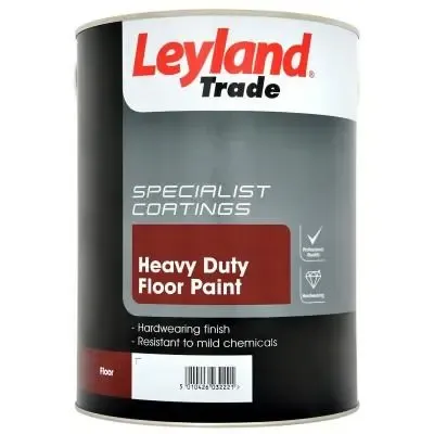 Leyland Trade Heavy Duty Floor Paint Clear 5L