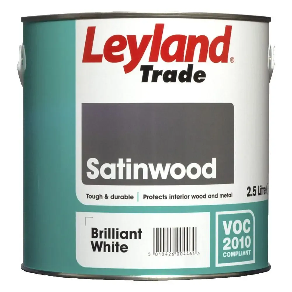 Trade Satinwood Brilliant White 2.5L