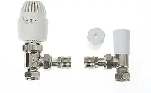 DRAYTON RT212 15MM THERMOSTATIC RAD VALVE L/S PACK CHROME 08 09 260