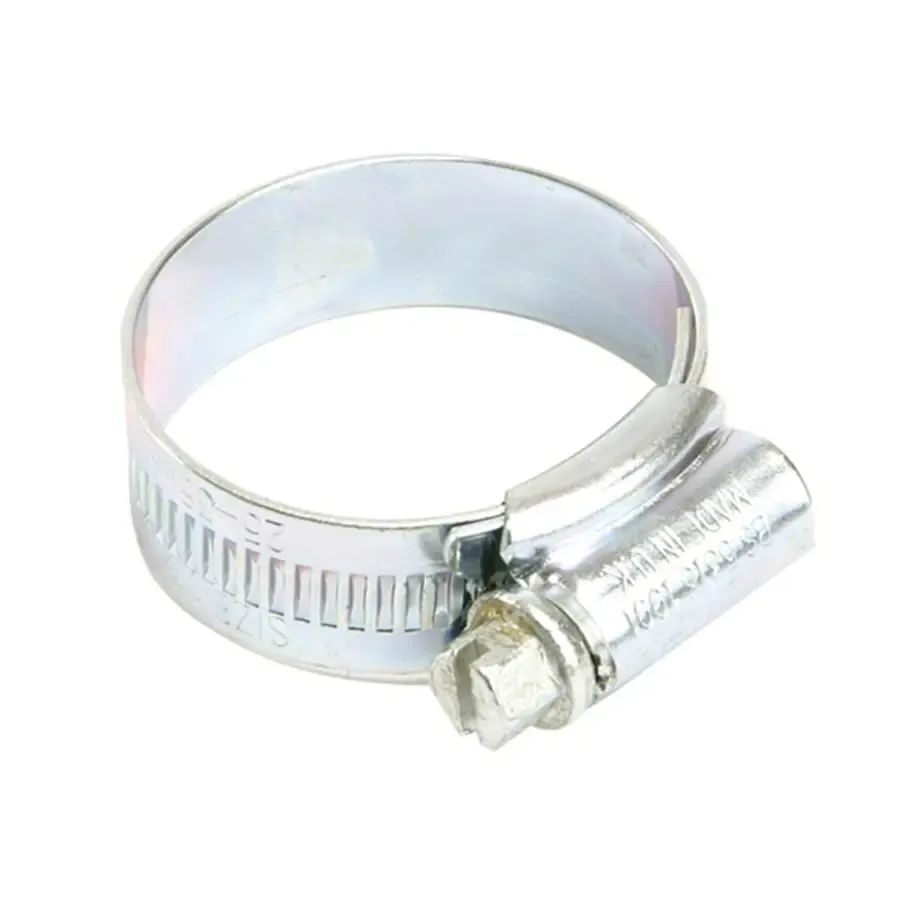 Zinc Plated Hose Clip, Mild Steel, 9.5mm-12mm