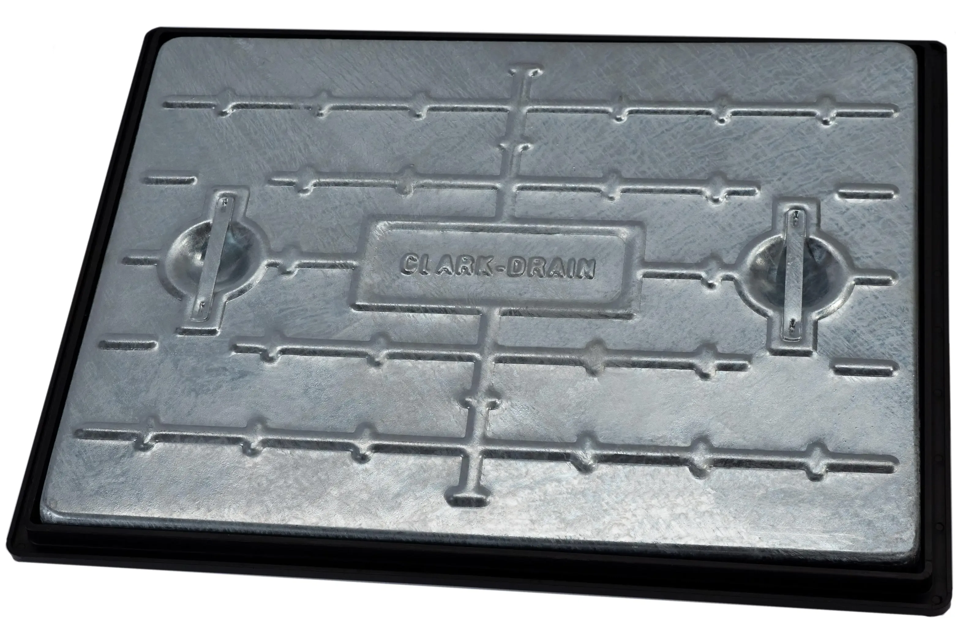 Manhole Cover & Frame - Galvanised Steel - 600mm x 450mm - 25 Tonne