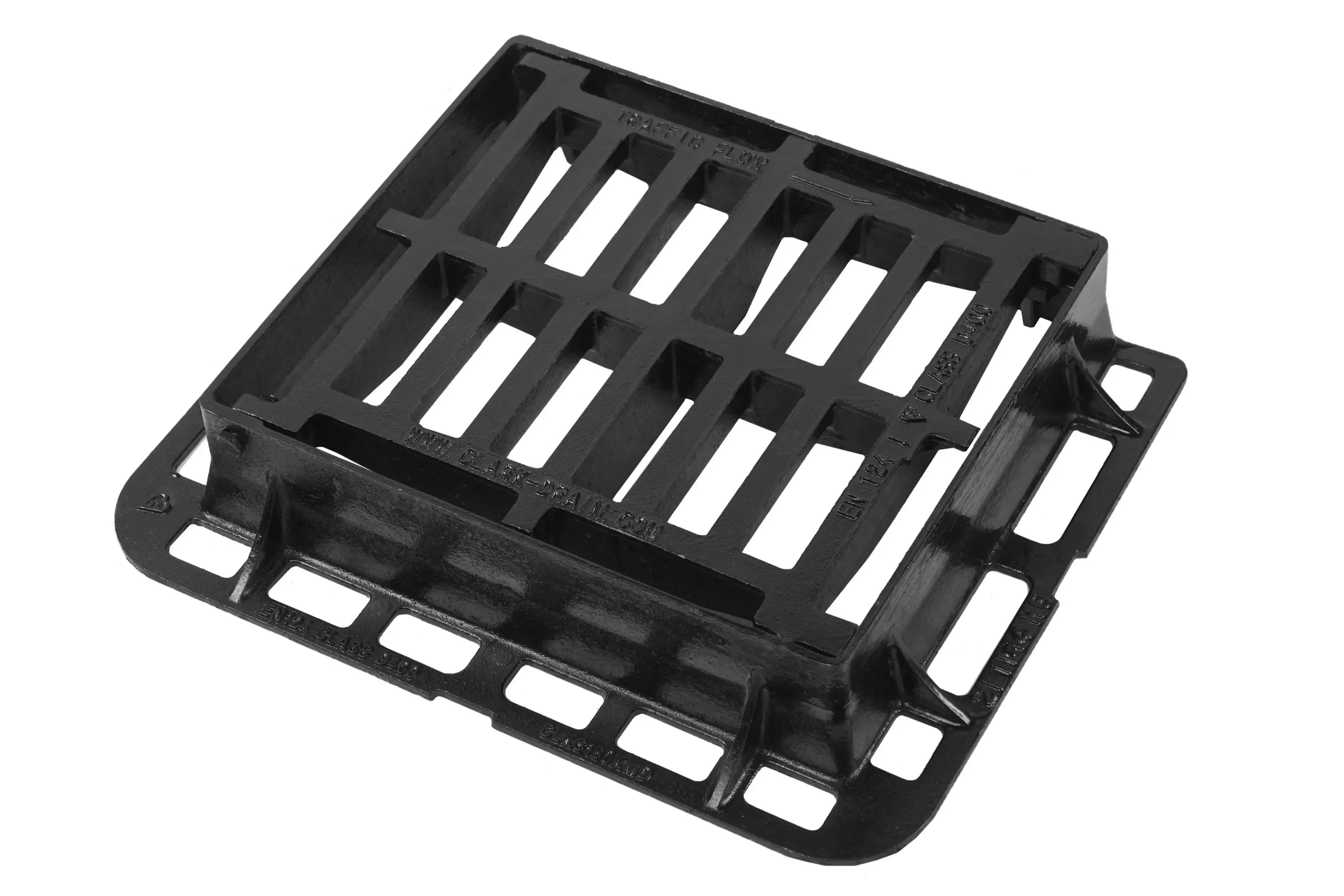 Gully Grate & Frame - Ductile - Hinged - 370mm x 430mm