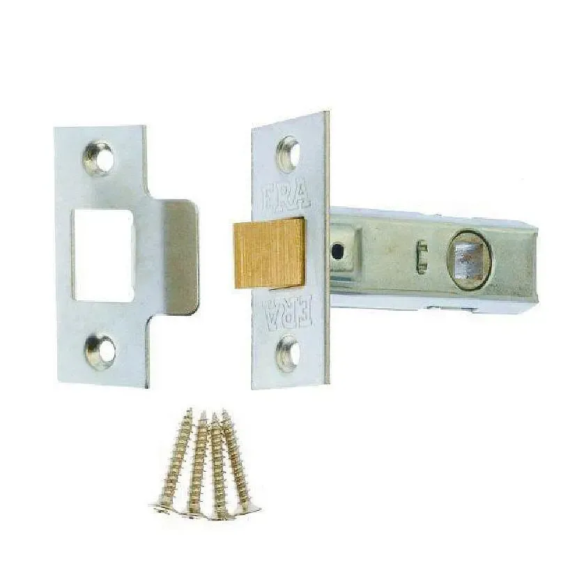 Tubular Mortice Latch, 64mm, Satin