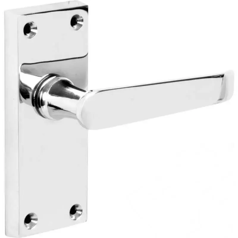 Victorian Lever Latch Handle Chrome (Qty.2)