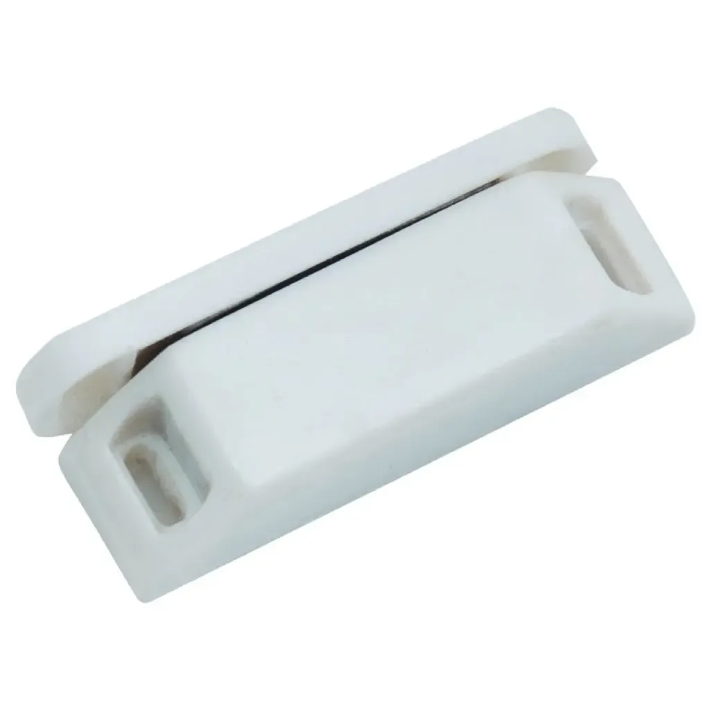 White Magnetic Catch Closure