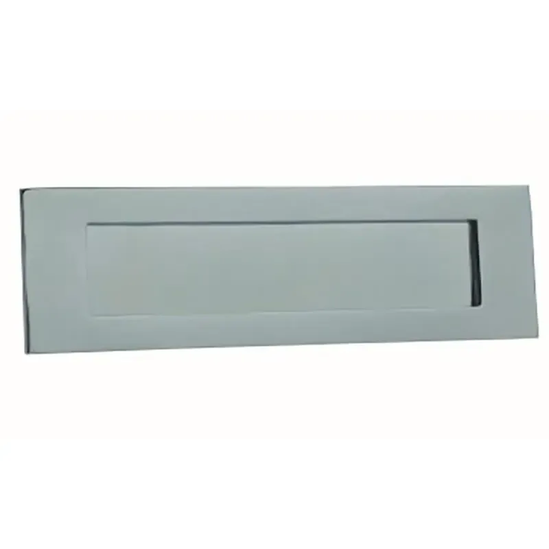 250 x 75mm Chrome Letterbox Plate