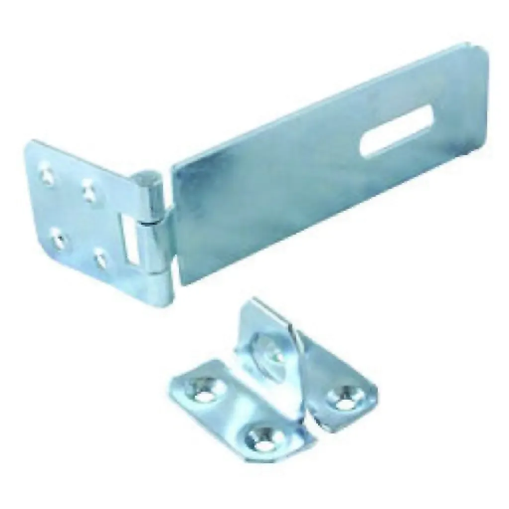 Safety Hasp & Staple - Galvanised - 112mm