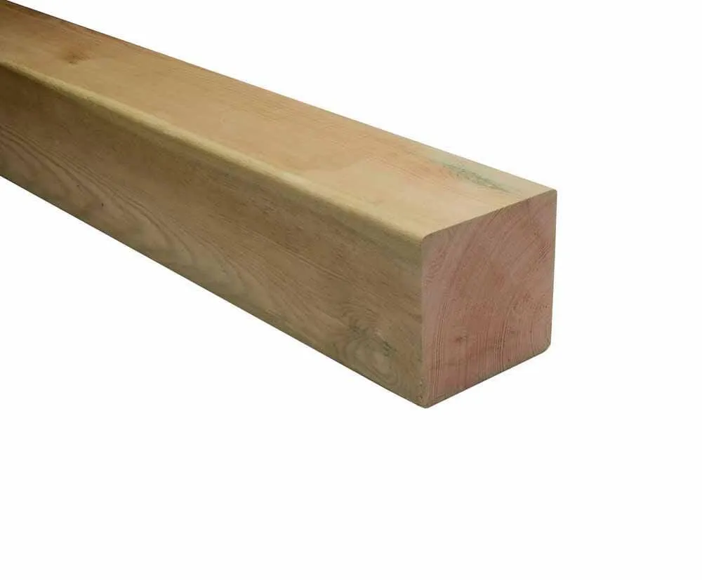 C16 Regularised KD Treated Timber 100 x 100mm x 4.8m (4x4in)