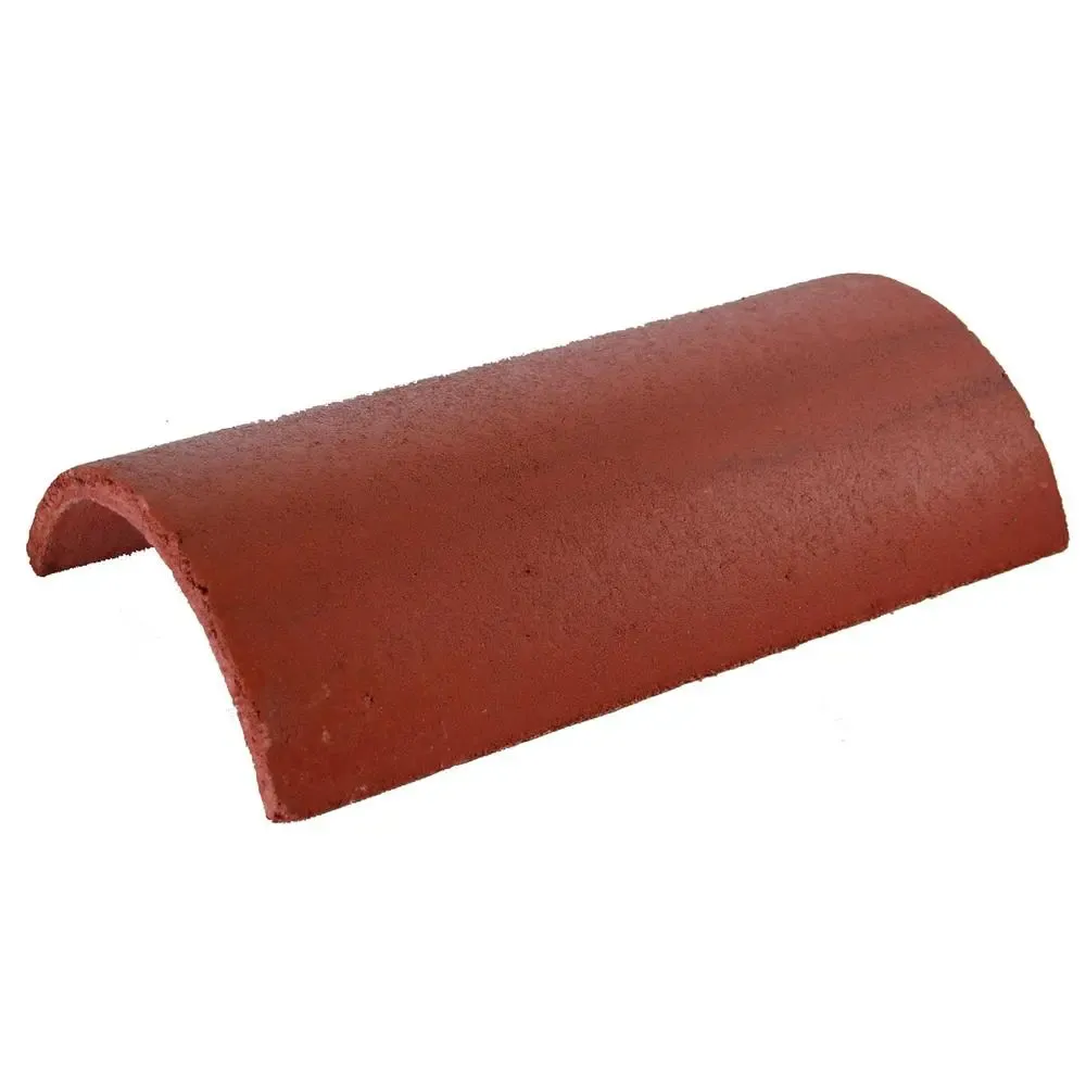 Redland Concrete Half Round Ridge - Rustic Red 78