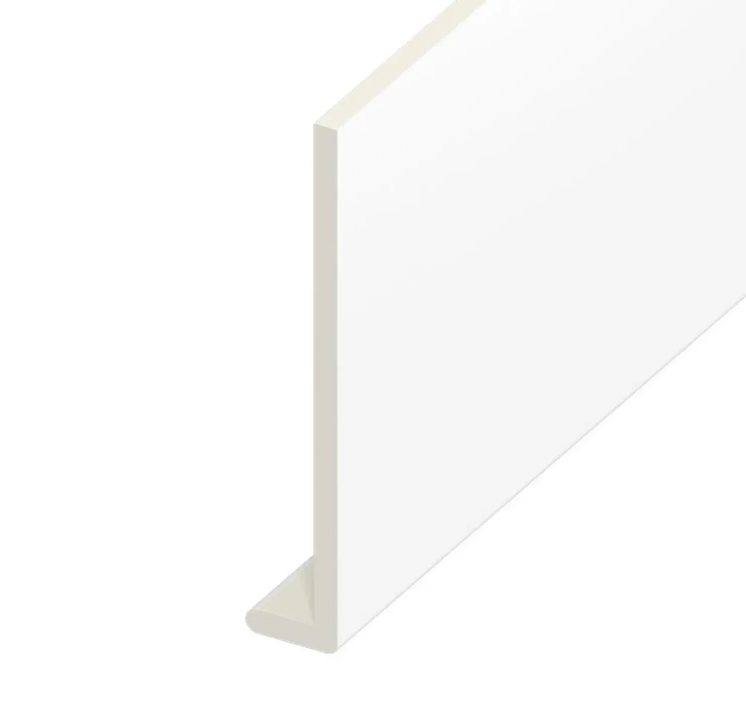 Fascia Capping Board Square White 225 x 9mm x 5m