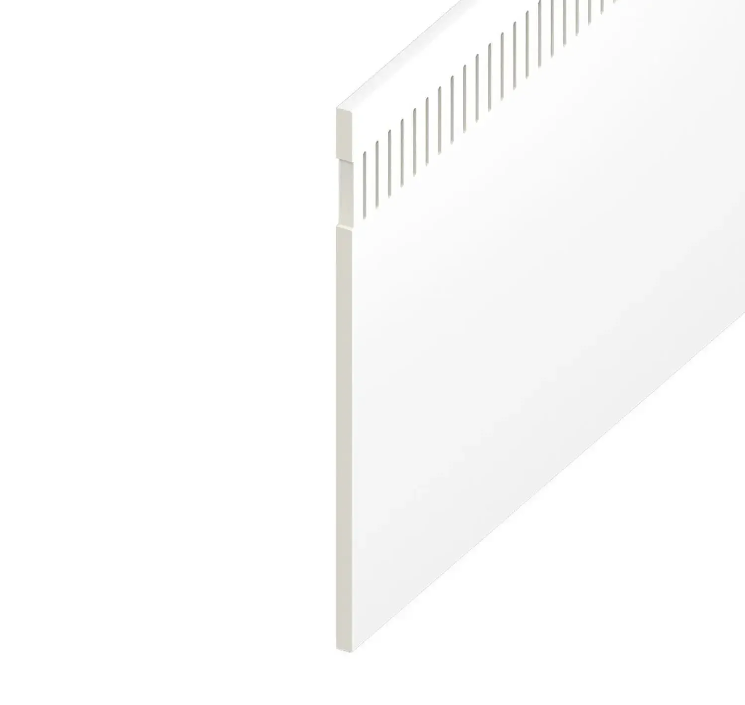 Soffit Board 10mm Vented White 200 x 9mm x 5m