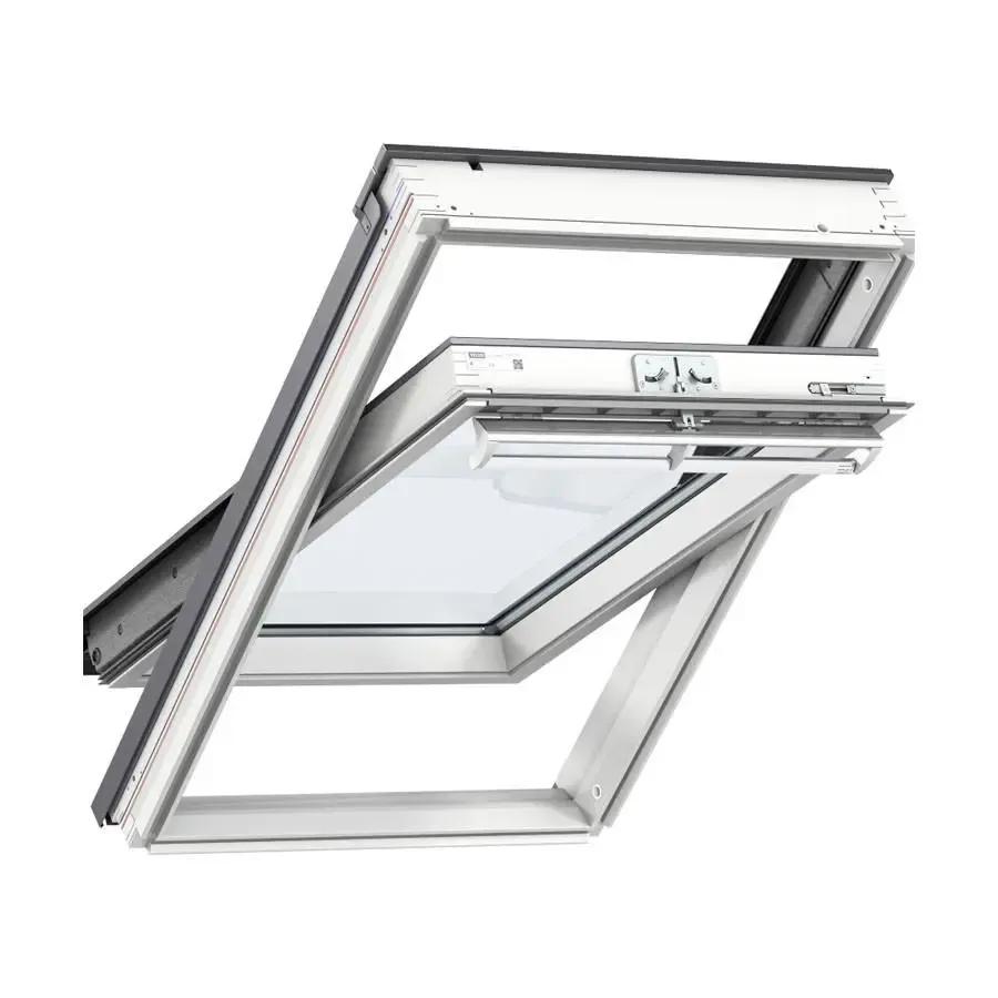VELUX GGL CK04 2070 Manual Centre Pivot Roof Window 550 x 980mm White Painted