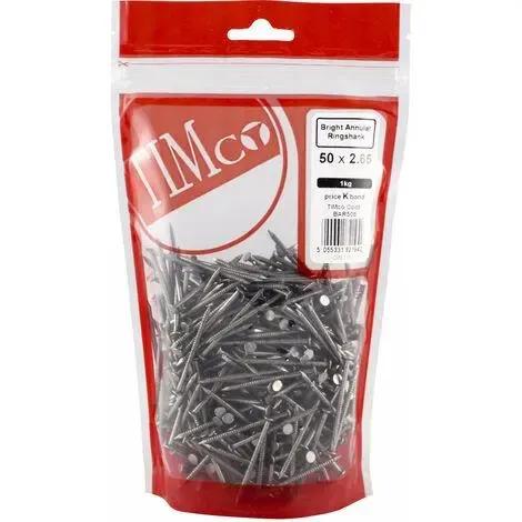 Annular Ring Shank Nail 2.65 x 50mm 1/2kg