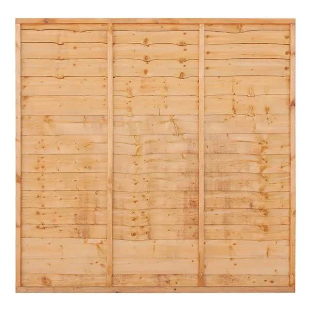 Superior Lap Fence Panel Golden Brown 1828 x 1500mm (5x6ft)
