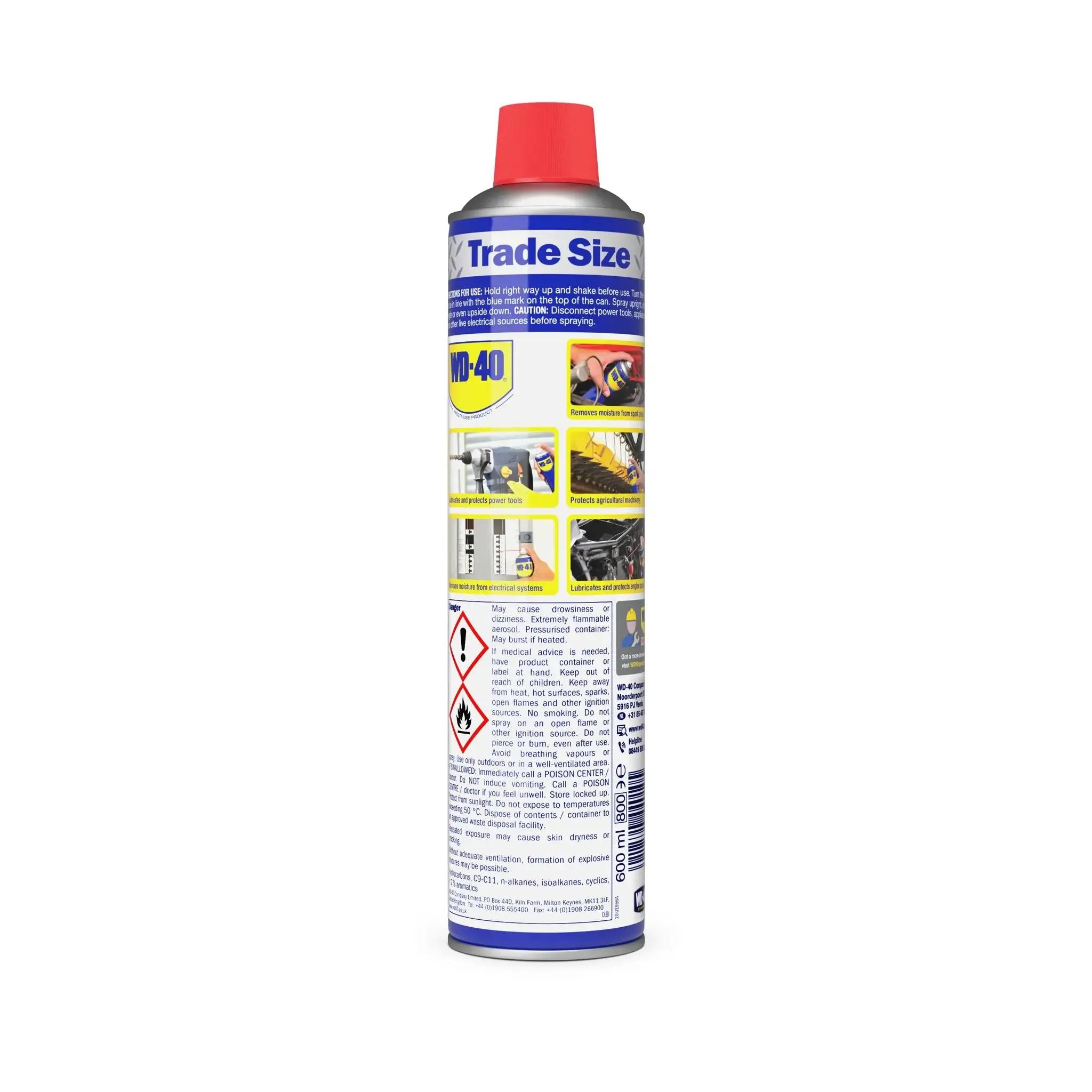 WD-40 Lubricant in a 600ml Trade Can