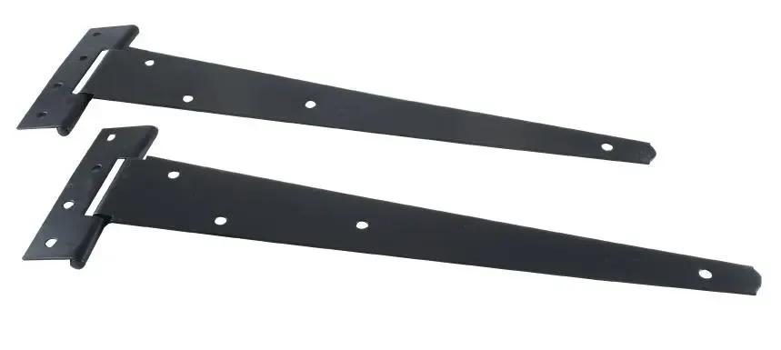 Tee Hinge - Medium, Black, 350mm (Qty.2)