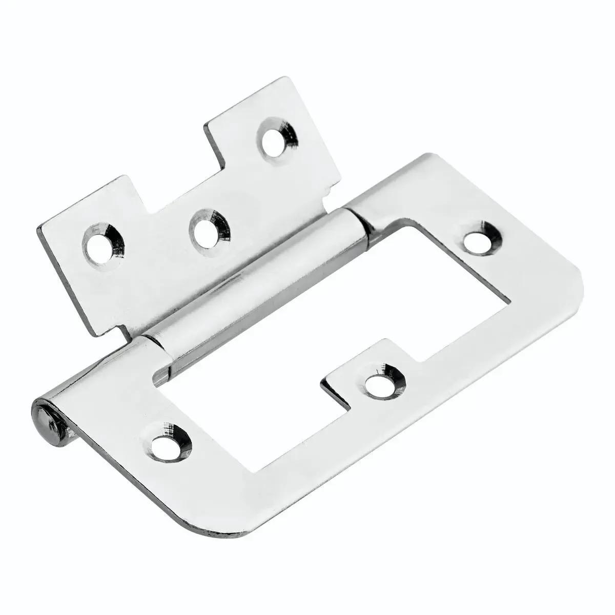 Flush Hinges Zinc Plated, 75mm (Qty.2)
