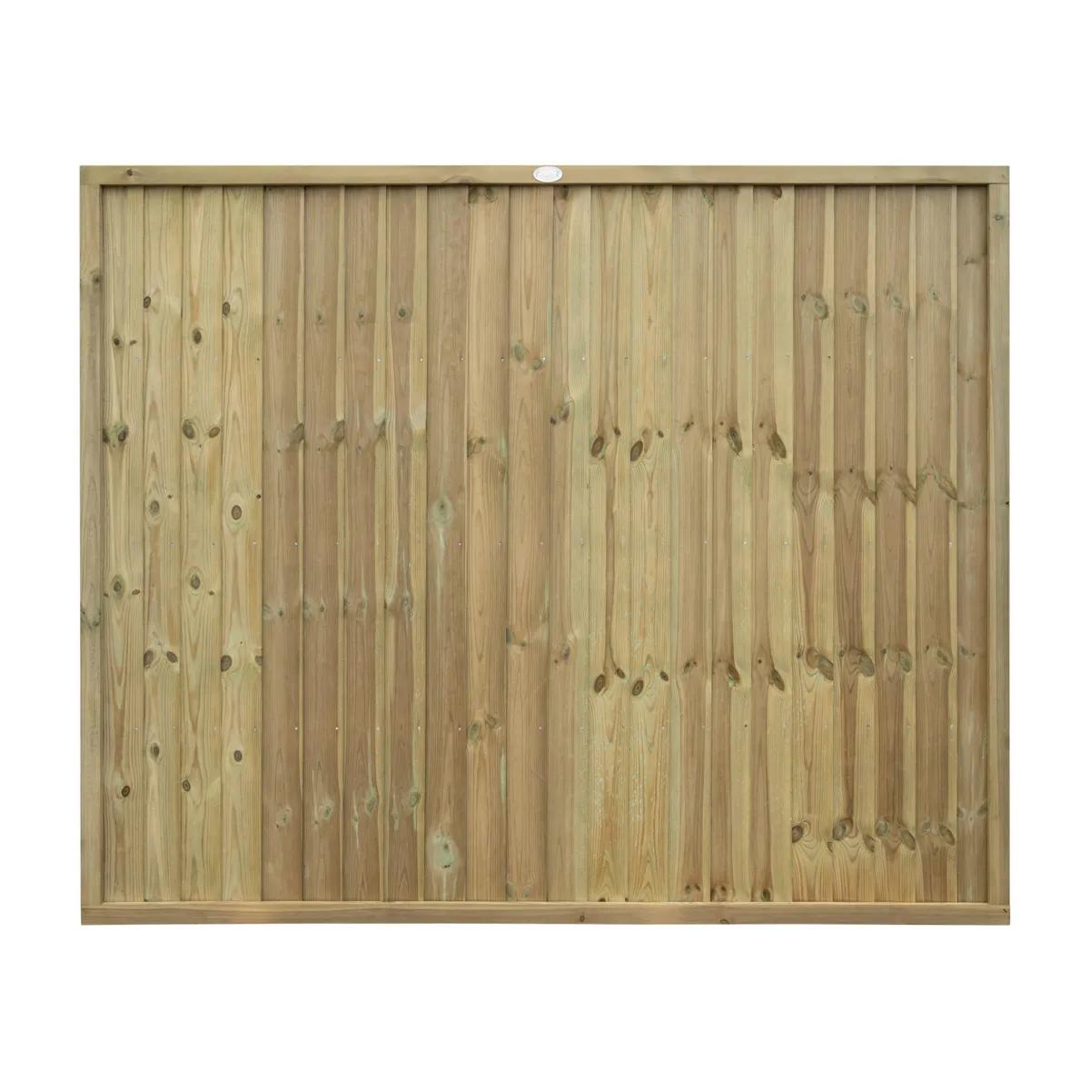 Superior Closeboard Fence Panel Green 1830 x 1200mm (4x6ft)