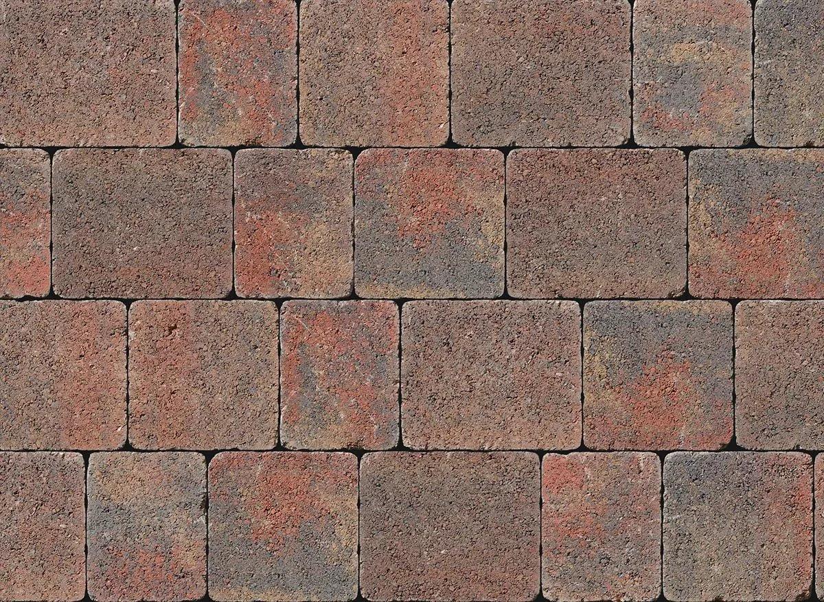 Tobermore Tegula Trio Paving Block 50mm Heather Mixed Size (13.65m²)