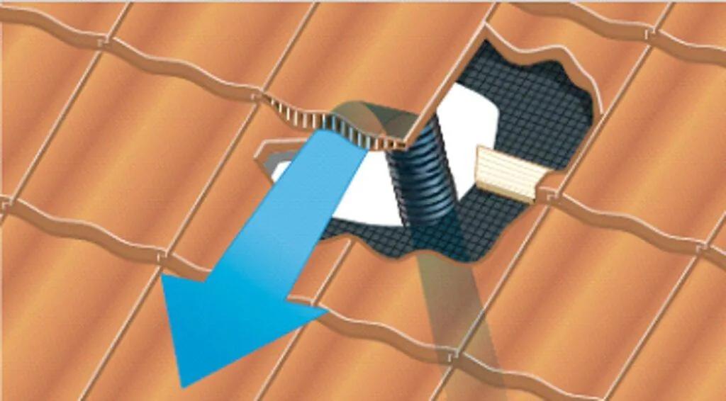 Redland Slate 10 RedLine Vent Flame Red