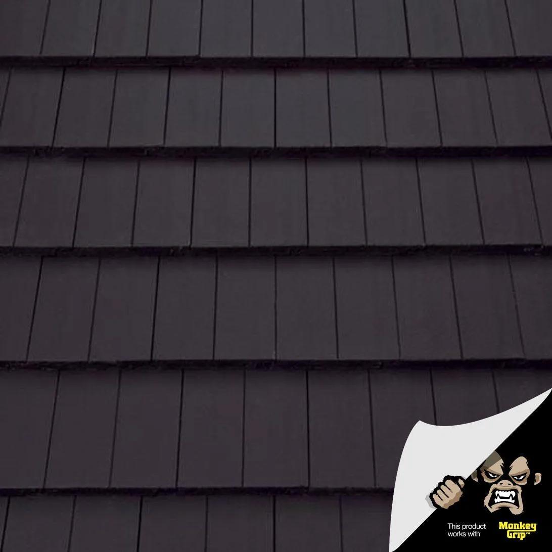 Sandtoft Dual Calderdale Edge Dark Grey Concrete Tile 2451140114