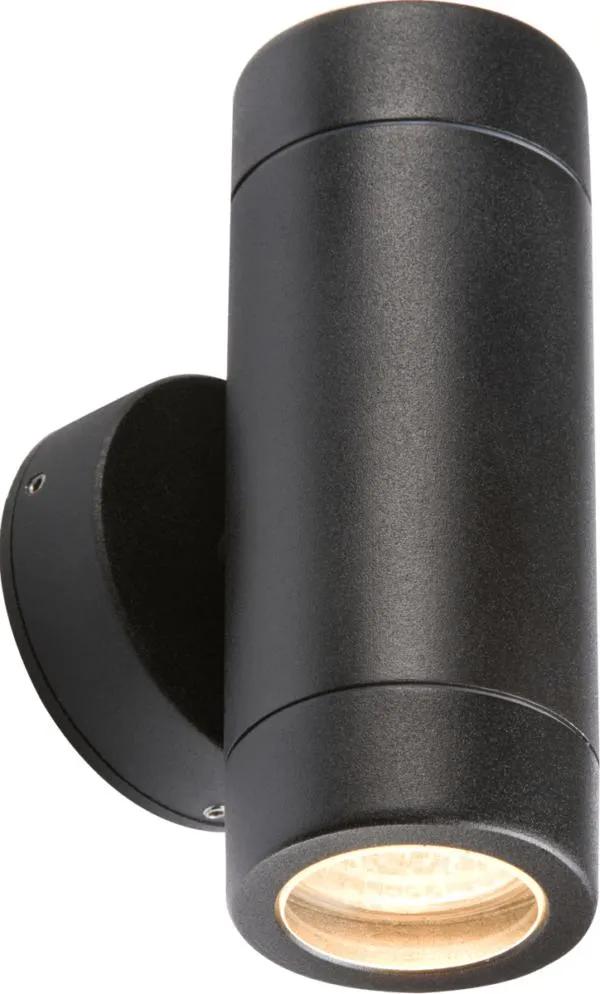 IP65 35W GU10 Aluminium Black Powder-coated Up/Down Wall Light